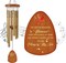 Cardinal Wind Chimes for Loss of Loved One 32",Memorial Wind Chimes in Memory of a Loved One, Cardinal Memorial Gift, Sympathy Bereavement Condolence Gift,Wooden,Golden